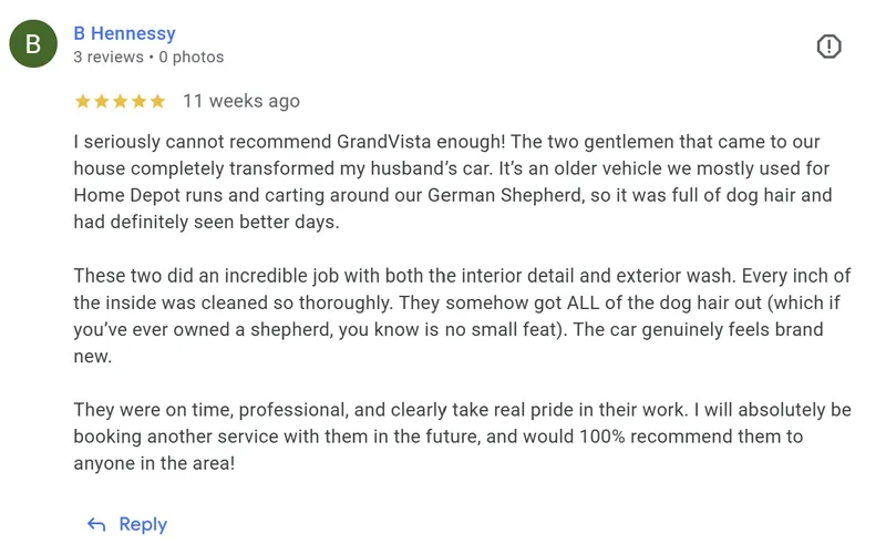 GrandVista Google Review 3