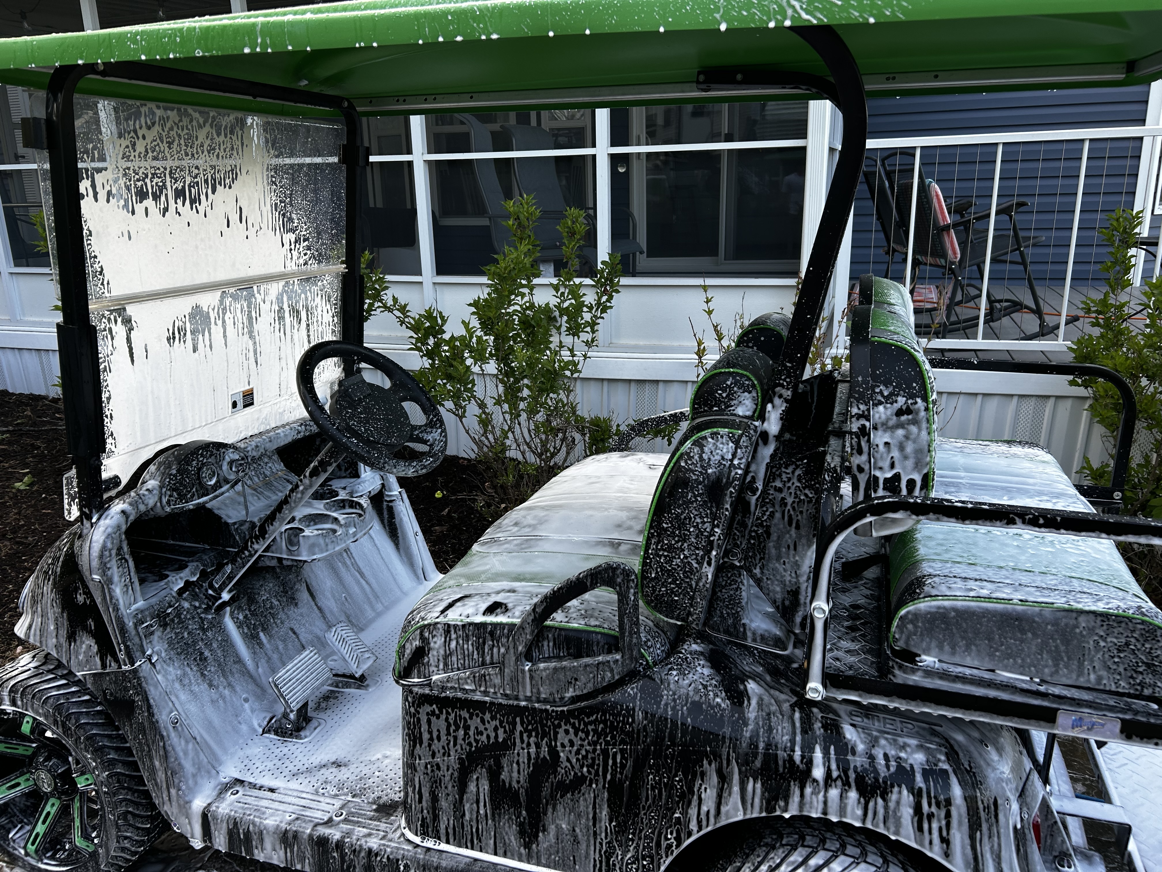 GrandVista golf cart detail